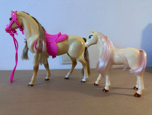 Barbie pferd set - barbie, 2x