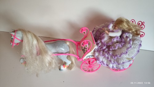 Barbie pferd blizzard mit - pferd,