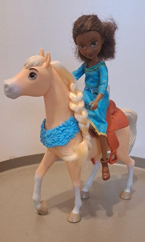 Pferd mit reiter puppe - reiter, mattel
