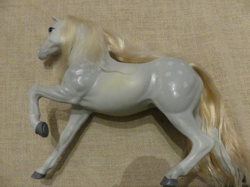 Vintage barbie pferd weiß - vintage,